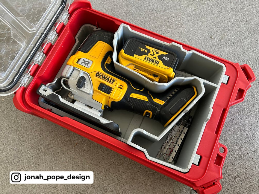 DeWalt Barrel Jigsaw | Fits Milwaukee PACKOUT Compact Organiser 48228435