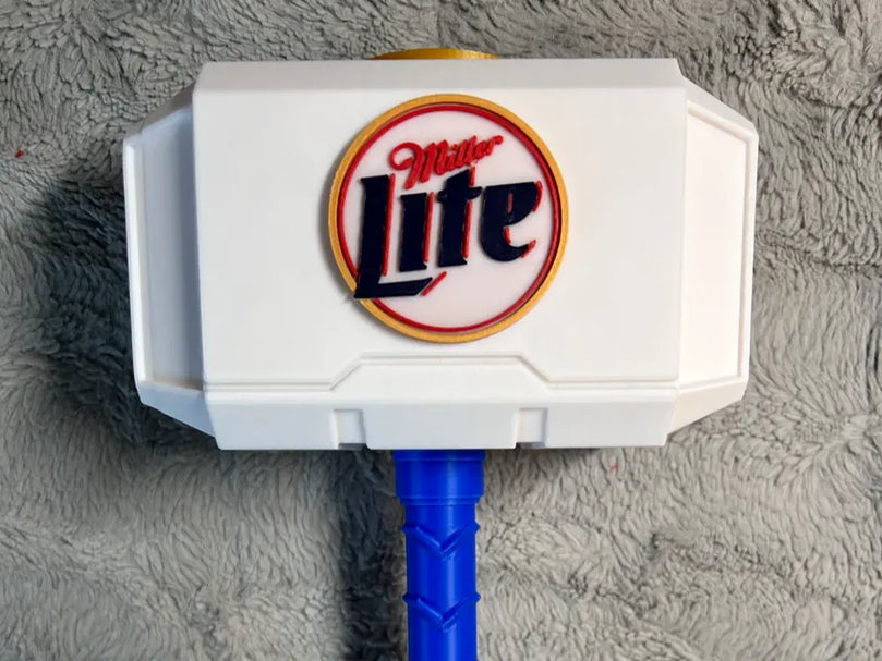 Miller Lite Mjolnir — Custom Thor's Hammer by 3D Printify