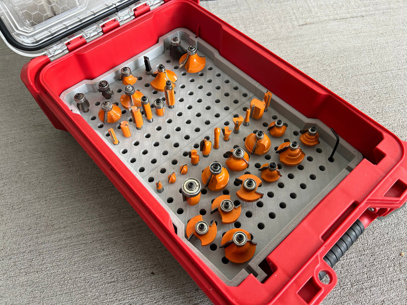 Milwaukee PACKOUT Compact Organiser 48228435 Router Bit Insert