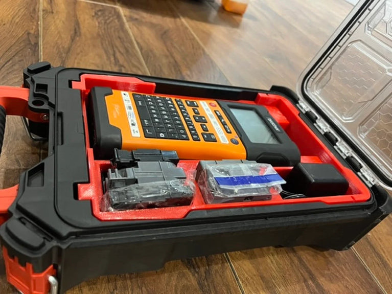 Brother P-Touch E550W Insert Tray for Milwaukee PACKOUT 4932464083