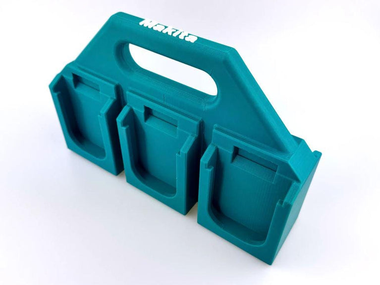 Makita 18V  Battery Caddy - Fits 6 or 4 Makita 18V Battery (3D Printed)