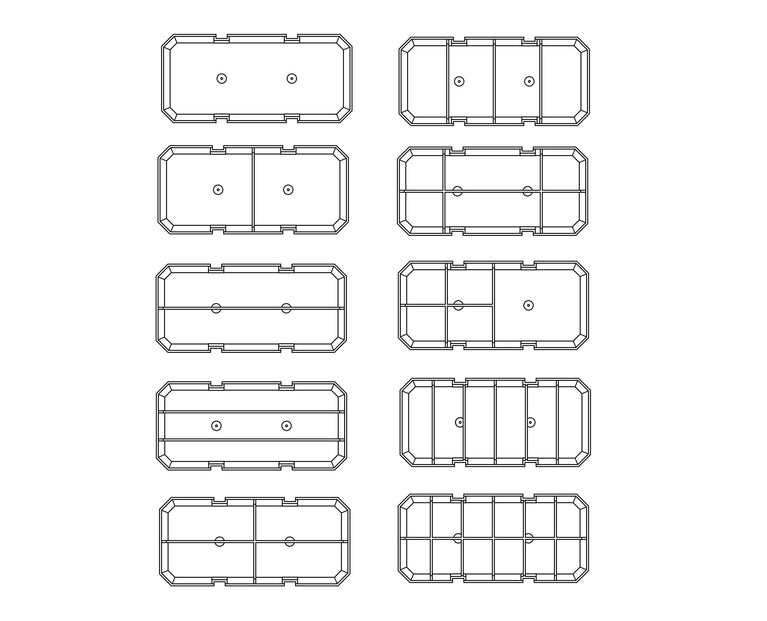 Milwaukee PACKOUT Bin Inserts (18-Design Set)