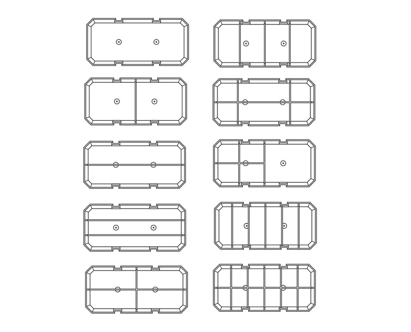Milwaukee PACKOUT Bin Inserts (18-Design Set)