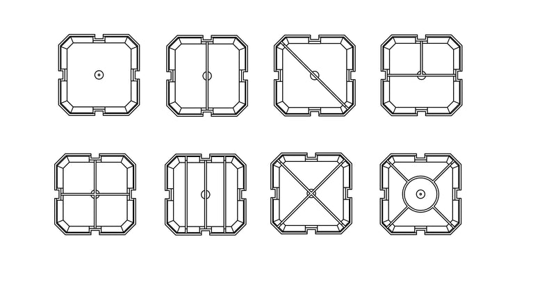 Milwaukee PACKOUT Bin Inserts (18-Design Set)