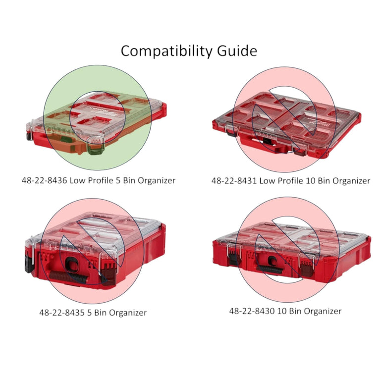 Milwaukee PACKOUT Drill Bit Organizer (Double Stack)
