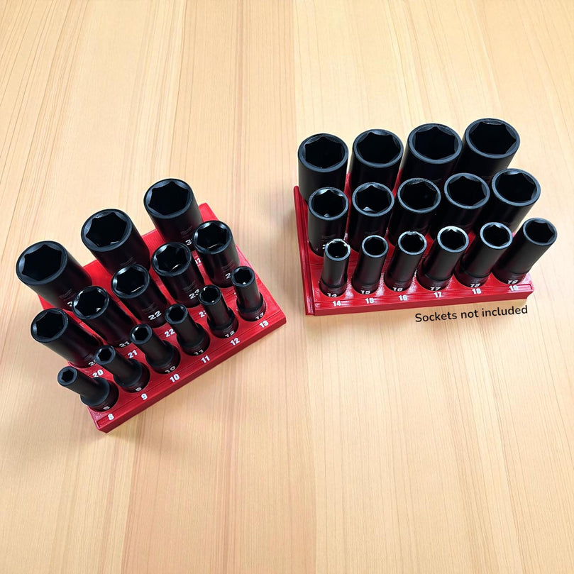 Milwaukee PACKOUT Shockwave 1/2 in Drive Metric Socket Organizer