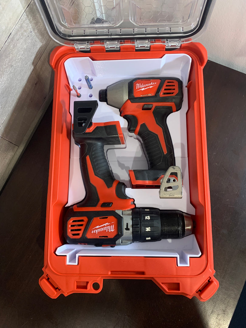 Milwaukee M18 Drill and Impact Driver Insert for PACKOUT Compact Organiser