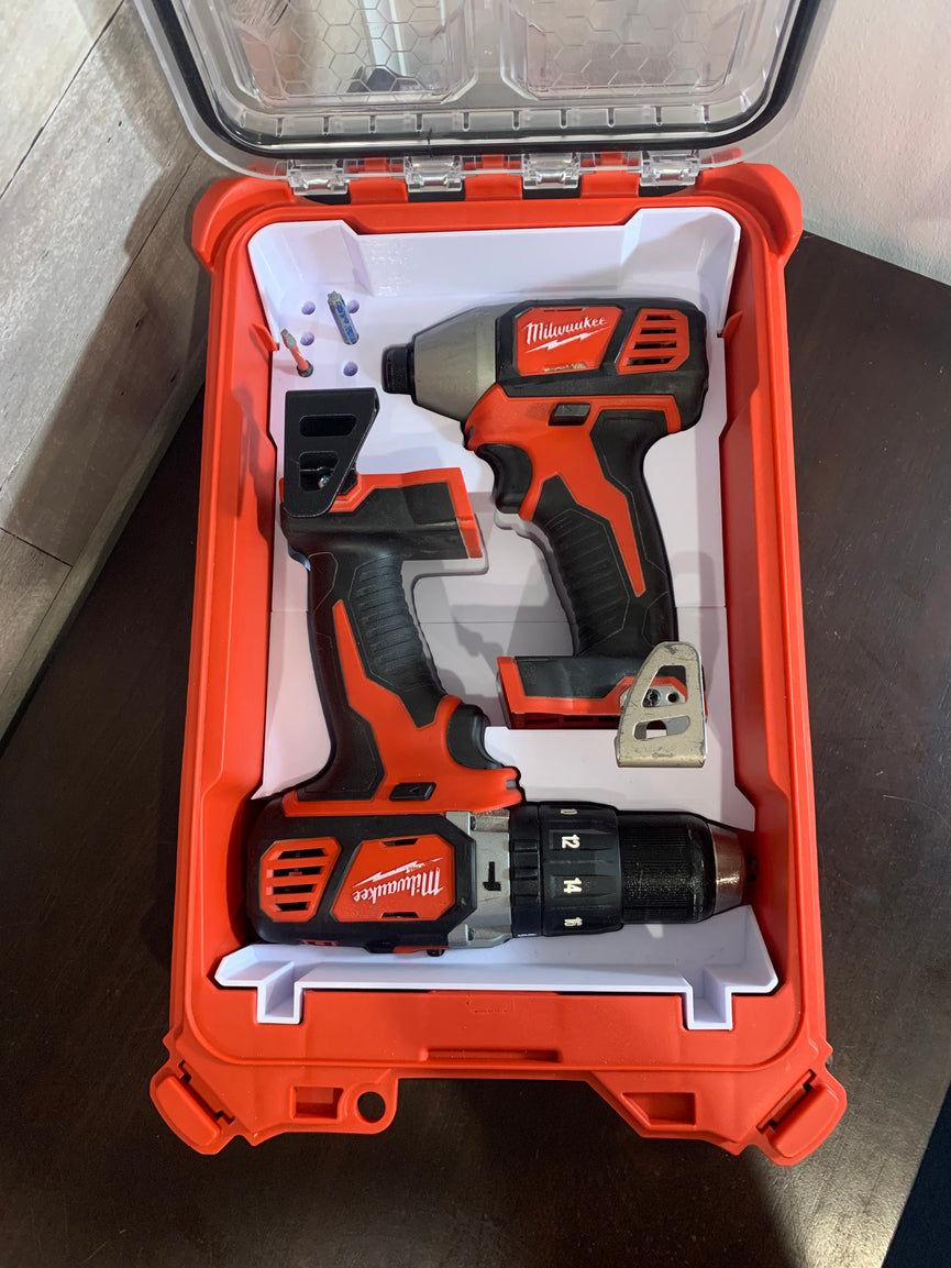 Milwaukee M18 Drill and Impact Driver Insert for PACKOUT Compact Organiser
