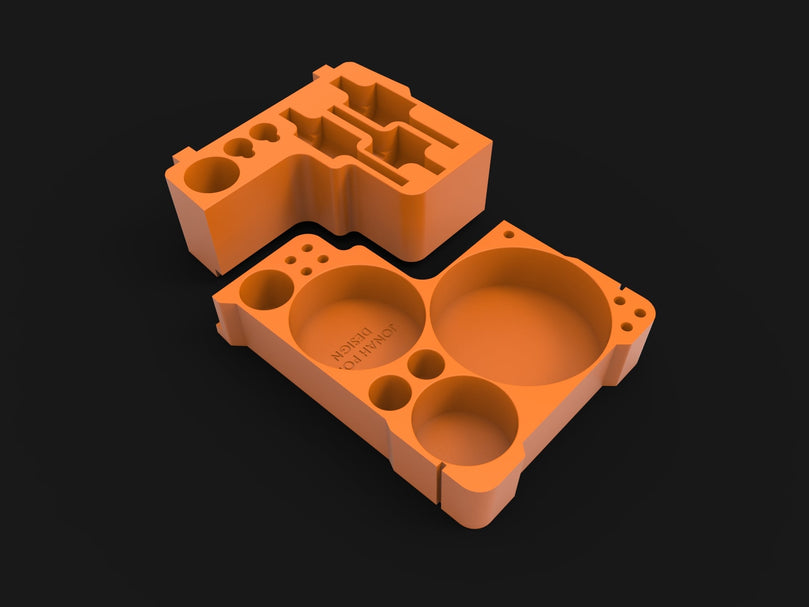 Hole saw set insert layout overview