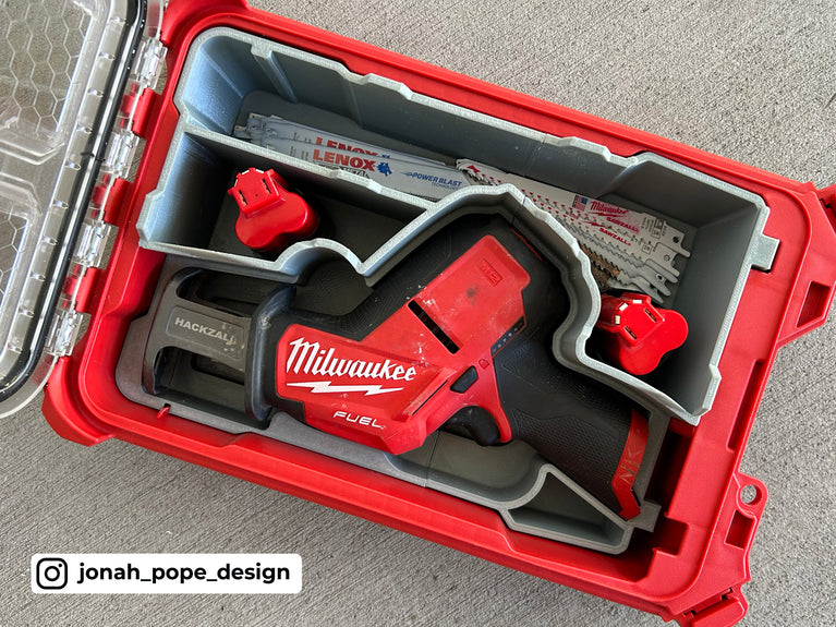 M12 Hackzall insert in Milwaukee PACKOUT Compact Organiser - main view