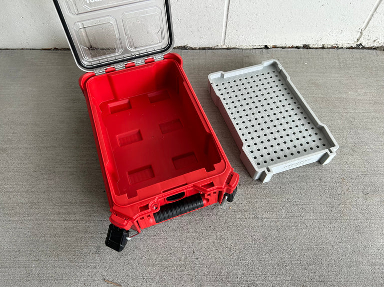 Milwaukee PACKOUT Compact Organiser 48228435 router bit insert - in-case fitment