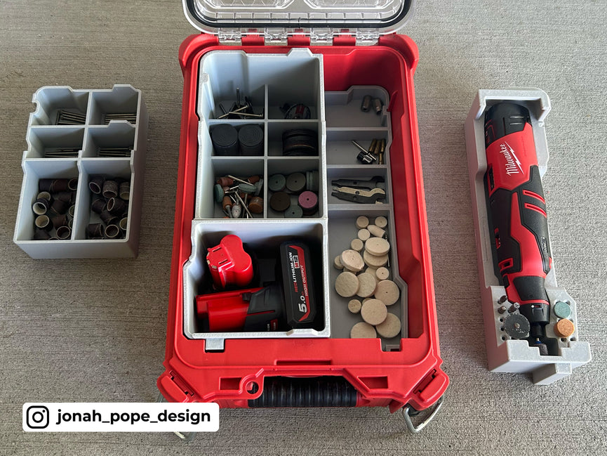 M12 FUEL Rotary Tool Brushless insert layout