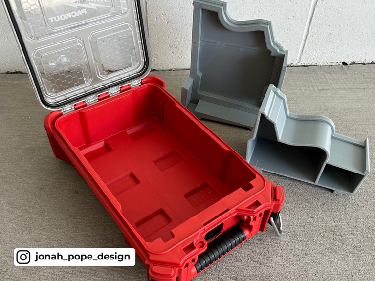 Milwaukee M12 Pin Nailer for Fits Milwaukee PACKOUT Compact Organiser 48228435