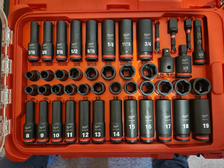 Milwaukee 43 Piece 3/8 Impact PACKOUT Slim Insert