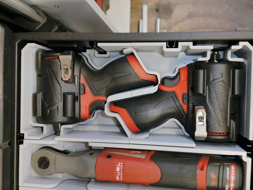 TEST Product (MD) M12 Impact Wrench Twin set for 2 or 3 Drawers