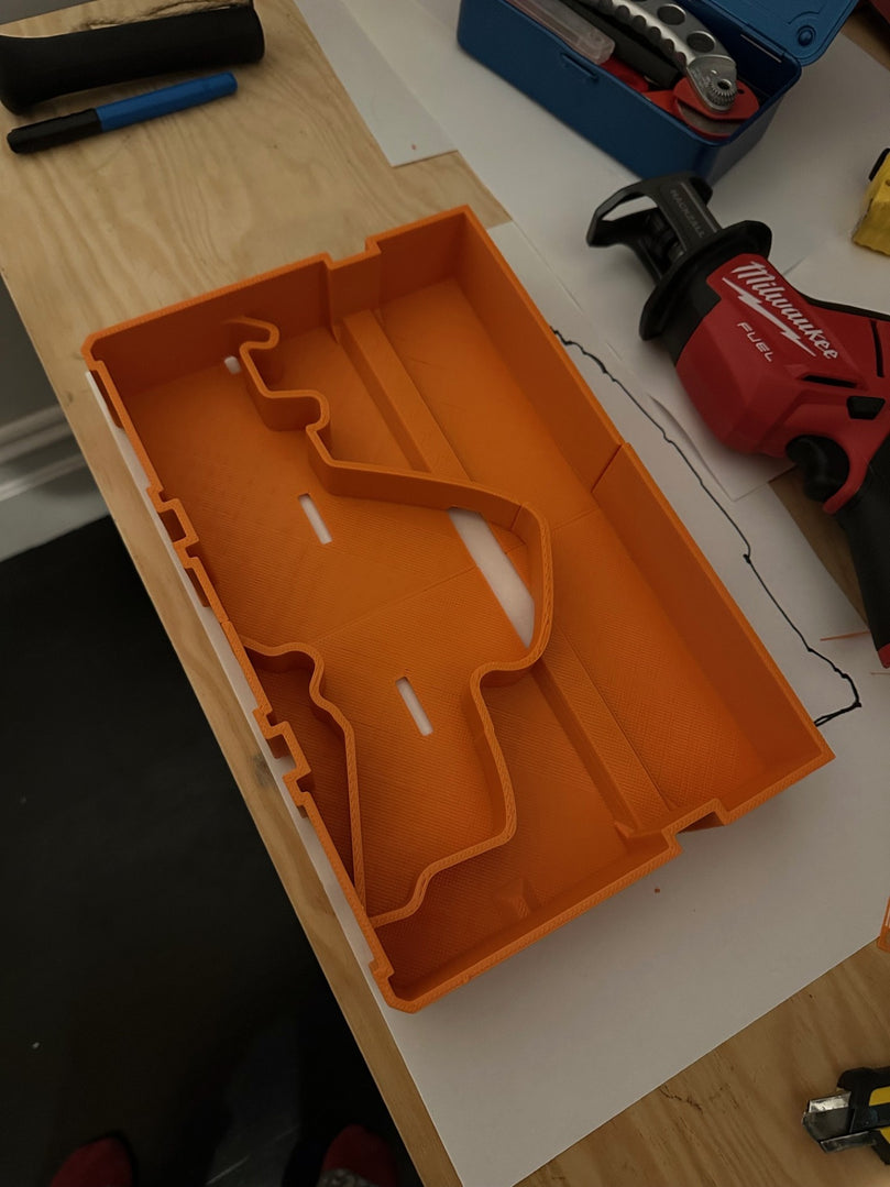 Milwaukee M12 Hackzall 2 and 3 Drawer Insert - PACKOUT Insert