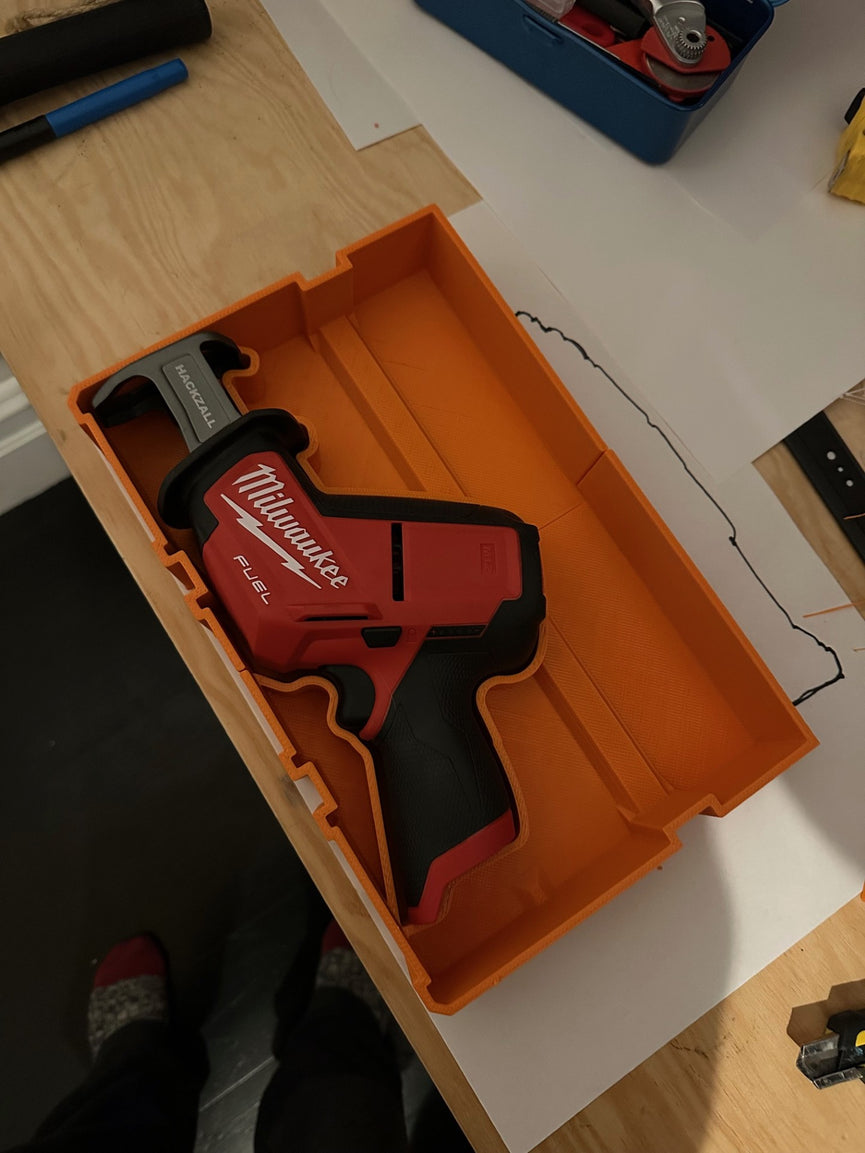 Milwaukee M12 Hackzall 2 and 3 Drawer Insert - PACKOUT Insert
