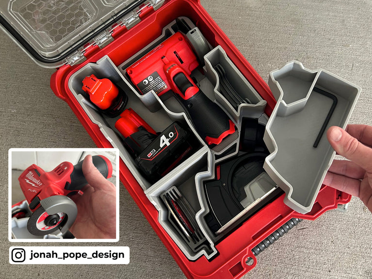 Milwaukee M12 Cut Off Tool for Fits Milwaukee PACKOUT Compact Organiser 48228435