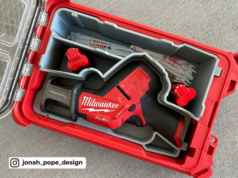 Milwaukee M12 Hackzall for Fits Milwaukee PACKOUT Compact Organiser 48228435